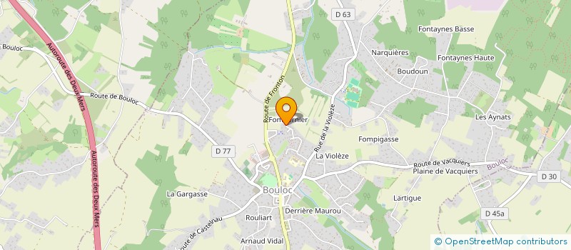 localisation de l'entreprise ACTELEC  BOULOC