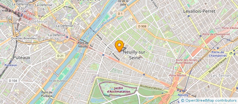 localisation de l'entreprise ACTELECT SAS à NEUILLY-SUR-SEINE