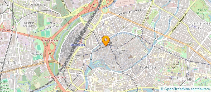 localisation de l'entreprise ACTEM YOGA à STRASBOURG