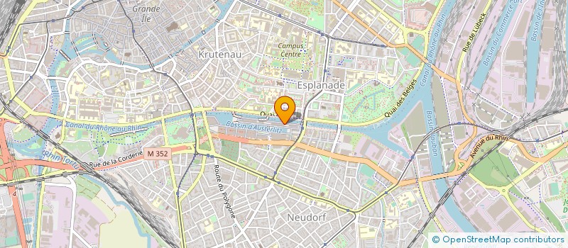 localisation de l'entreprise ACTENCY à STRASBOURG