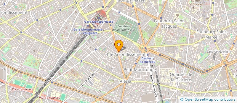 localisation de l'entreprise ACTENSCENES  PARIS