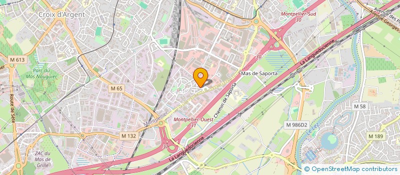 localisation de l'entreprise ACTEO SARL à MONTPELLIER