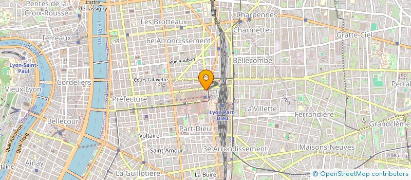 localisation de l'entreprise ACTEOR FINANCE à LYON