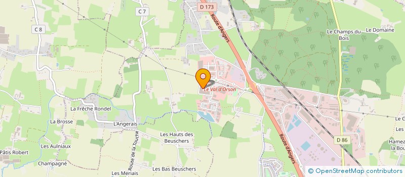 localisation de l'entreprise ACTERIM BZH  RENNES