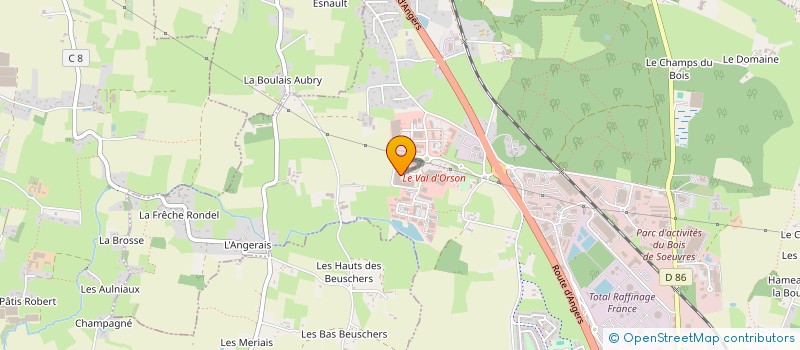 localisation de l'entreprise ACTERIM SUPPORT à RENNES
