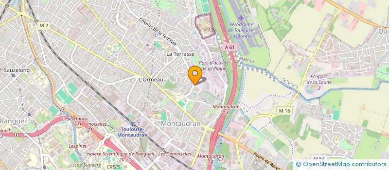 localisation de l'entreprise ACTERREA  TOULOUSE