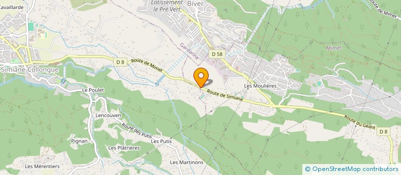 localisation de l'entreprise ACTES  SIMIANE-COLLONGUE