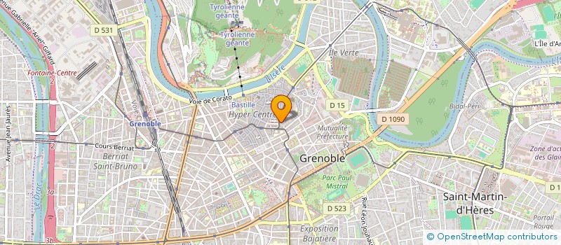 localisation de l'entreprise ACTES ALLIANCES FF à GRENOBLE