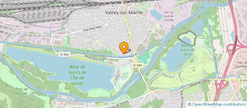 localisation de l'entreprise ACTES ASSISTANCE à VAIRES-SUR-MARNE