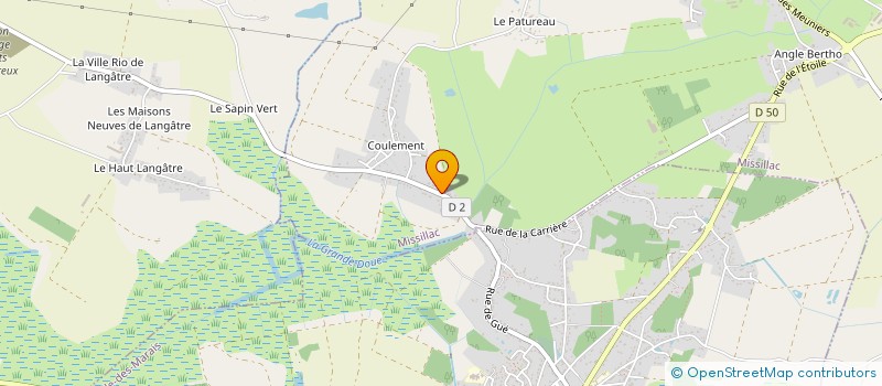 localisation de l'entreprise ACTES ENVIRONNEMENT  MISSILLAC