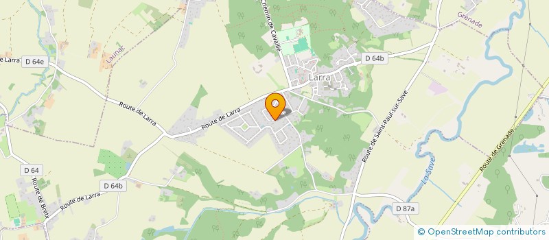 localisation de l'entreprise ACTES MANAGEMENT  LARRA