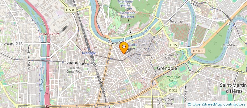 localisation de l'entreprise ACTES PREMIERS à GRENOBLE