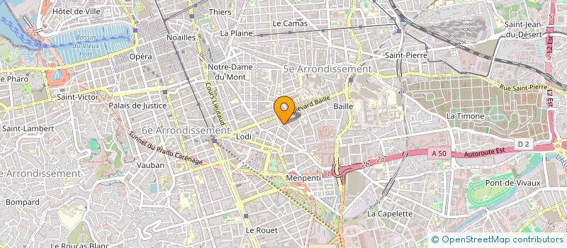 localisation de l'entreprise ACTESANTE PREPA à MARSEILLE