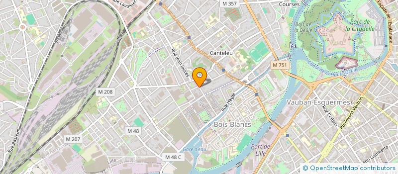 localisation de l'entreprise ACTEUR DU NORD  LILLE