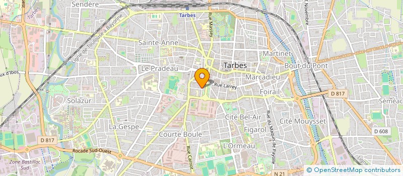 localisation de l'entreprise ACTEUR FORMATION  TARBES