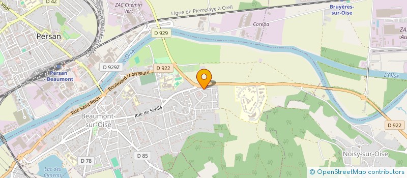 localisation de l'entreprise ACTEURS D'AVENIR ASSOCIES à BEAUMONT-SUR-OISE