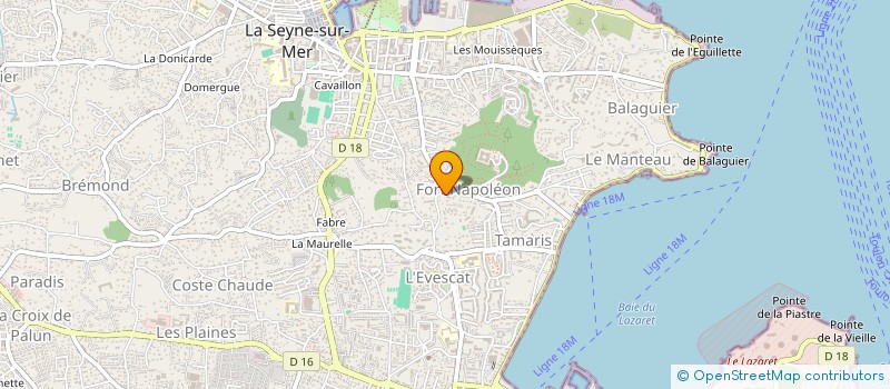 localisation de l'entreprise ACTEURS DE BIEN-ETRE à LA SEYNE-SUR-MER