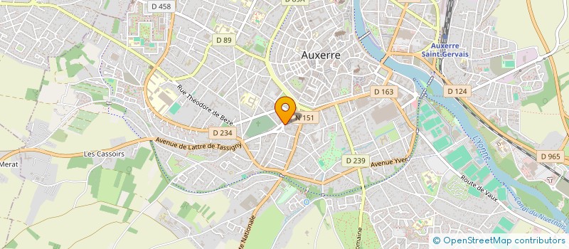 localisation de l'entreprise ACTEURS DEVELOPPEURS NOVATEURS à AUXERRE