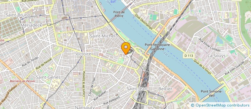 localisation de l'entreprise ACTEURS DU MONDE  BORDEAUX