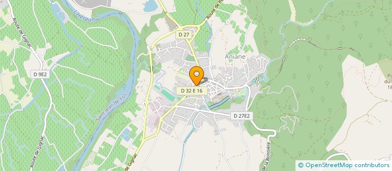 localisation de l'entreprise ACTEURS ECONOMIQUES ANIANAIS  ANIANE