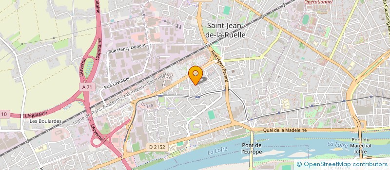 localisation de l'entreprise ACTEURS - FORMATION - CONSEIL à SAINT-JEAN-DE-LA-RUELLE