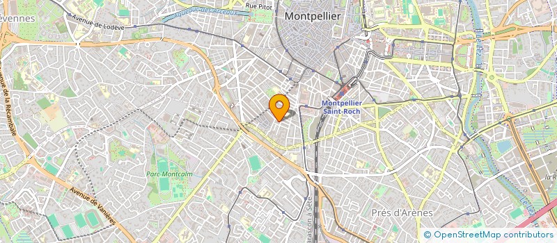 localisation de l'entreprise ACTEURS-SUD  MONTPELLIER