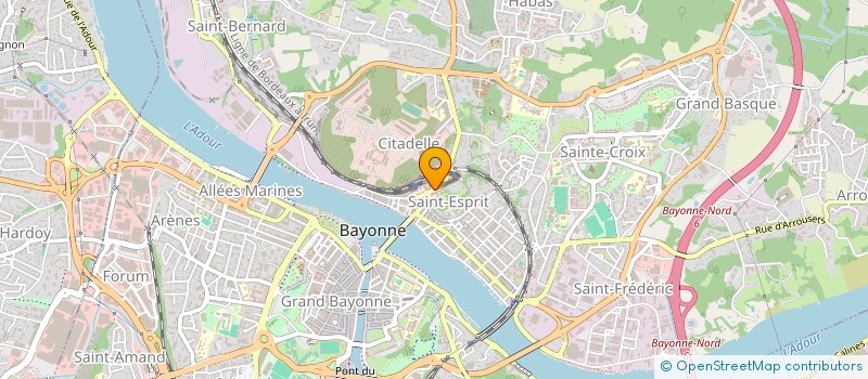 localisation de l'entreprise ACTEURS SUD à BAYONNE