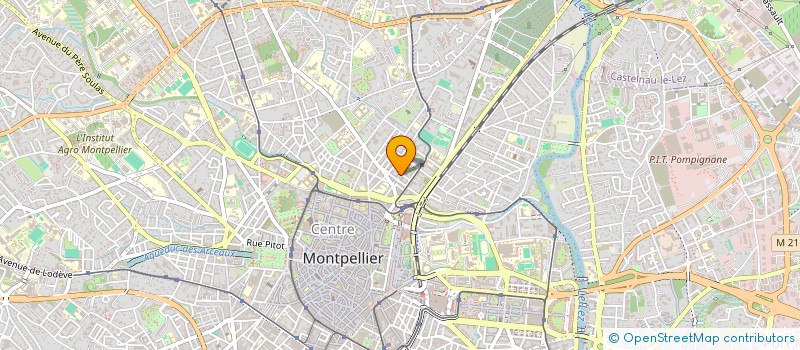 localisation de l'entreprise ACTEURS SUD IMAGES à MONTPELLIER