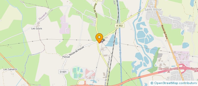 localisation de l'entreprise ACTEYS  SAINT-VICTOR