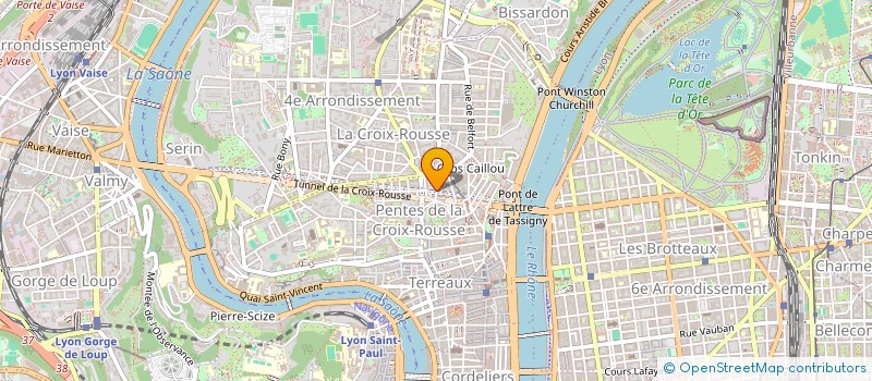 localisation de l'entreprise ACTFORREF - ACTION INTERNATIONNALE D'AIDE AUX REFUGIES à LYON