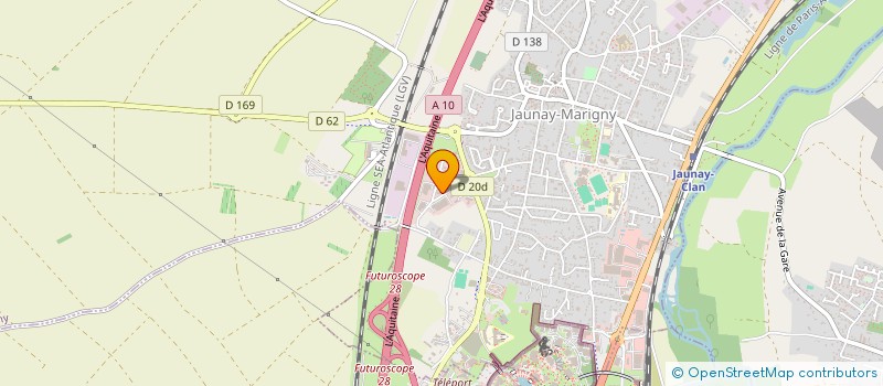 localisation de l'entreprise ACTHEA  POITIERS