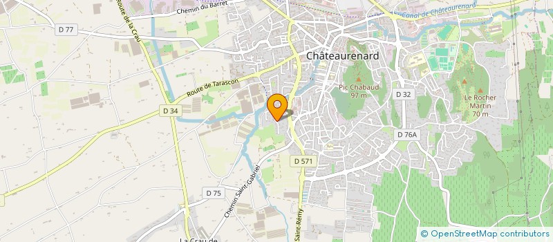 localisation de l'entreprise ACTHEBAUMES à CHATEAURENARD