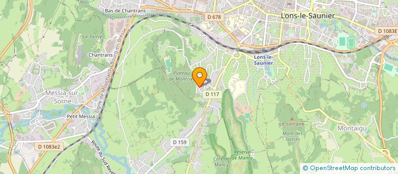 localisation de l'entreprise ACTHIV CAP à LONS-LE-SAUNIER