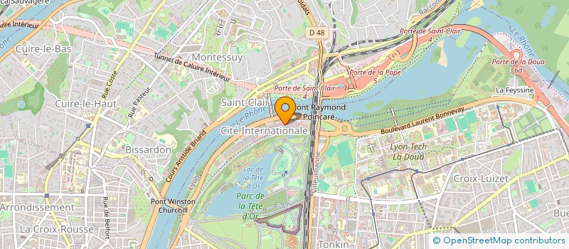 localisation de l'entreprise ACTI 4  LYON