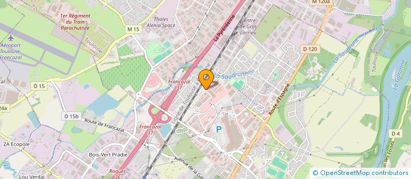localisation de l'entreprise ACTI à PORTET-SUR-GARONNE