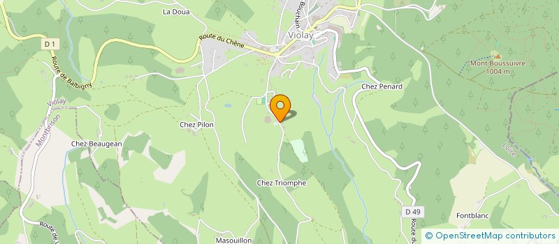 localisation de l'entreprise ACTI ATELIER CHAUDRON. TUYAUTERIE INDUST  VIOLAY