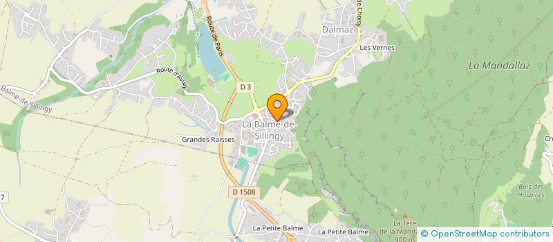 localisation de l'entreprise ACTI B  LA BALME-DE-SILLINGY