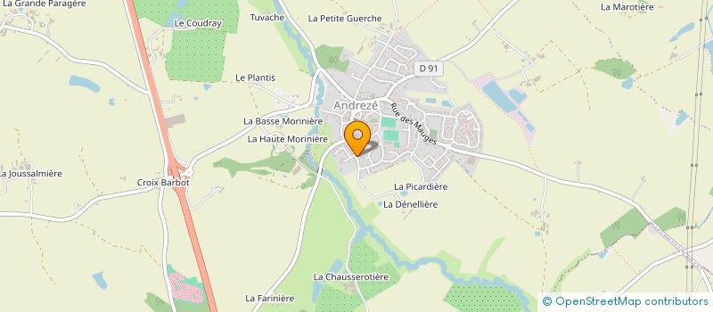 localisation de l'entreprise ACTI-BAT 49 à BEAUPREAU-EN-MAUGES