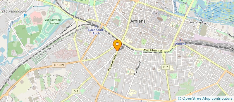 localisation de l'entreprise ACTI BORNES DU TEMPS 2 à AMIENS