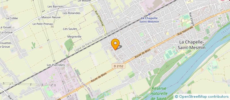 localisation de l'entreprise ACTI BUREAU SERVICE à LA CHAPELLE-SAINT-MESMIN