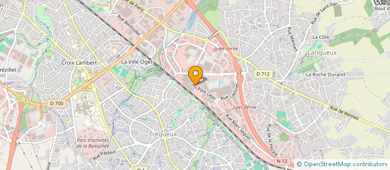 localisation de l'entreprise ACTI CLOTURES FERMETURES LORANT  LANGUEUX