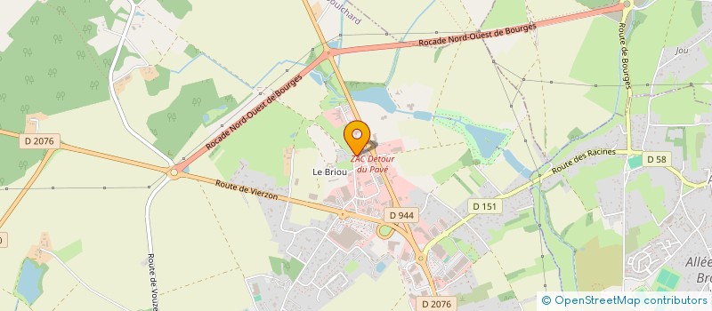 localisation de l'entreprise ACTI'COM  SAINT DOULCHARD