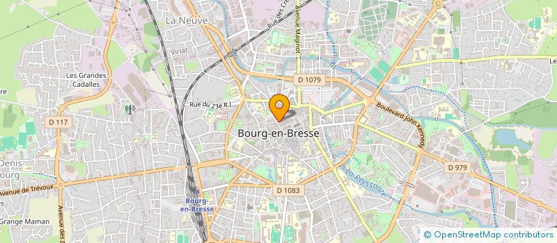 localisation de l'entreprise ACTI FINANCE à BOURG-EN-BRESSE