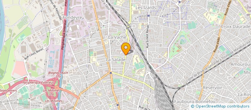 localisation de l'entreprise ACTI- GEO à TOULOUSE