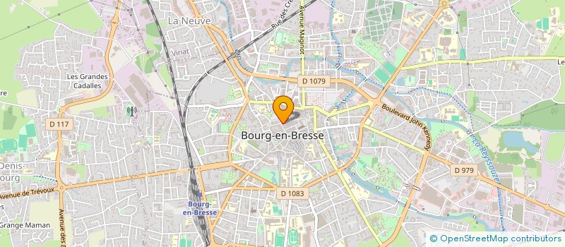 localisation de l'entreprise ACTI IMMO à BOURG-EN-BRESSE
