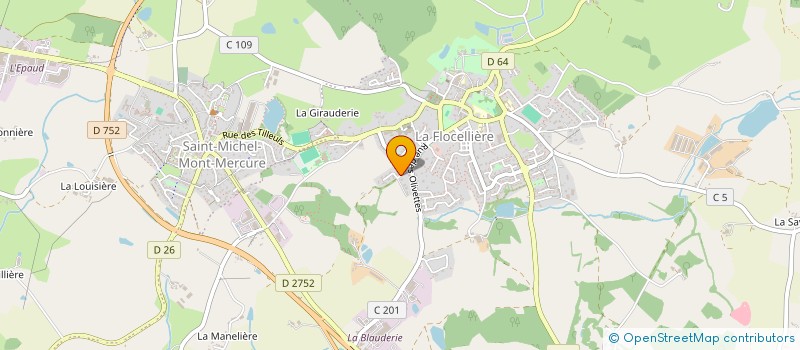 localisation de l'entreprise ACTI'LOC  SEVREMONT