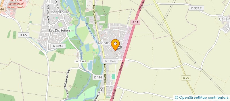 localisation de l'entreprise ACTI-LOISIRS SA à MORANCEZ