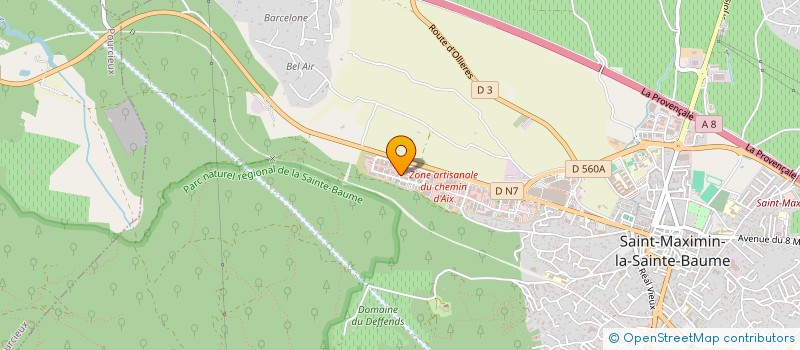 localisation de l'entreprise ACTI MAP SERVICES HOLDING  SAINT-MAXIMIN-LA-SAINTE-BAUME