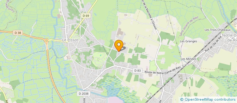 localisation de l'entreprise ACTI'NERGY à SAINT-HILAIRE-DE-RIEZ
