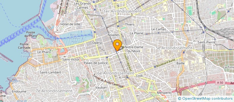 localisation de l'entreprise ACTI NET à MARSEILLE